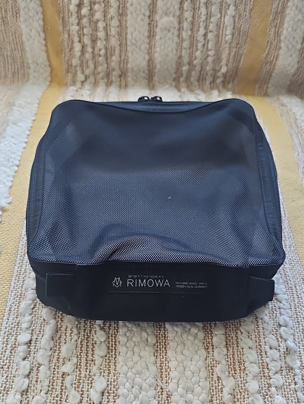 RIMOWA Black Packing Cube Organizer - Medium